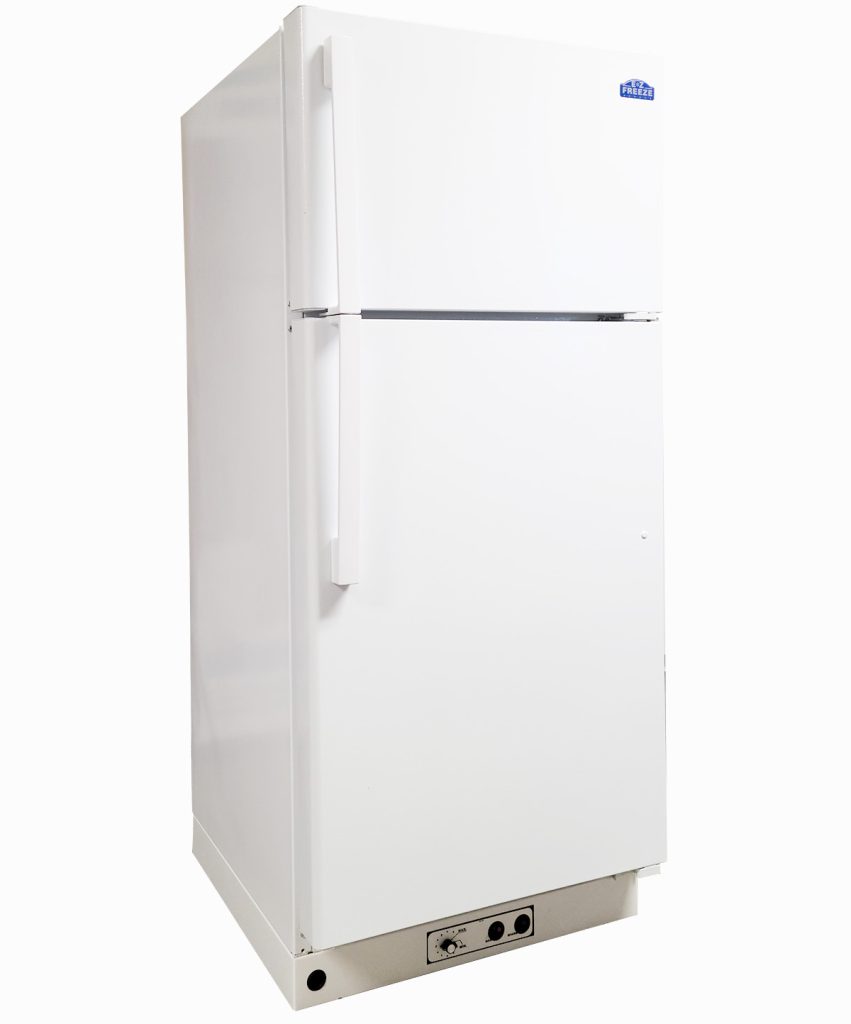 Gas Refrigerators powered by only Propane Gas or Natural Gas